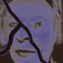 digitale collage, tripartiet neon